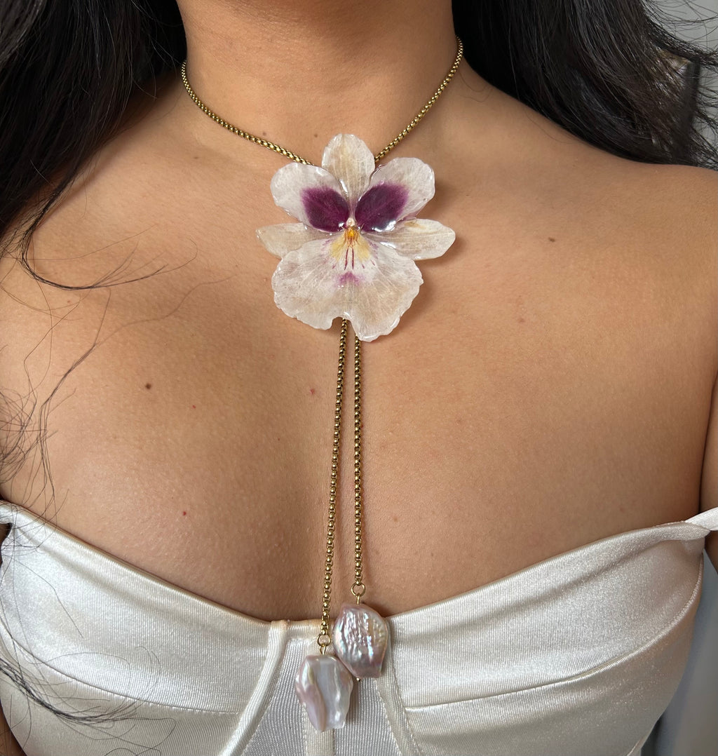 Miltonia orchid pearls