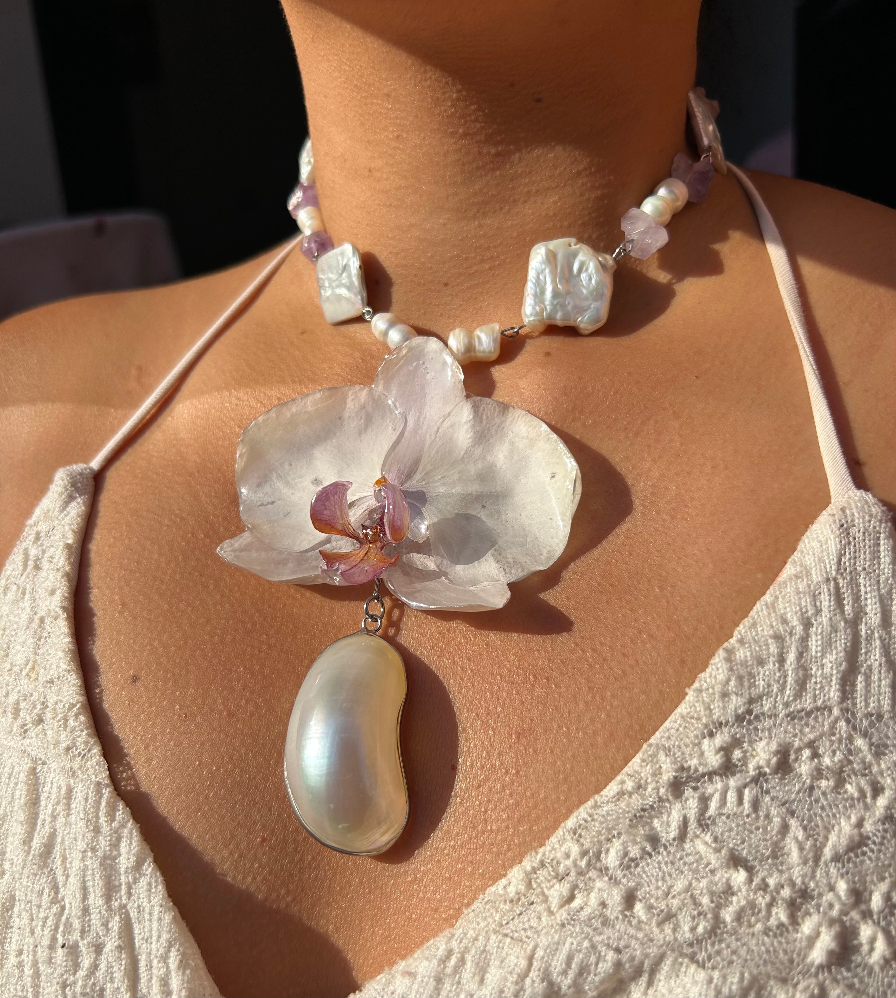 Orchid white and shell