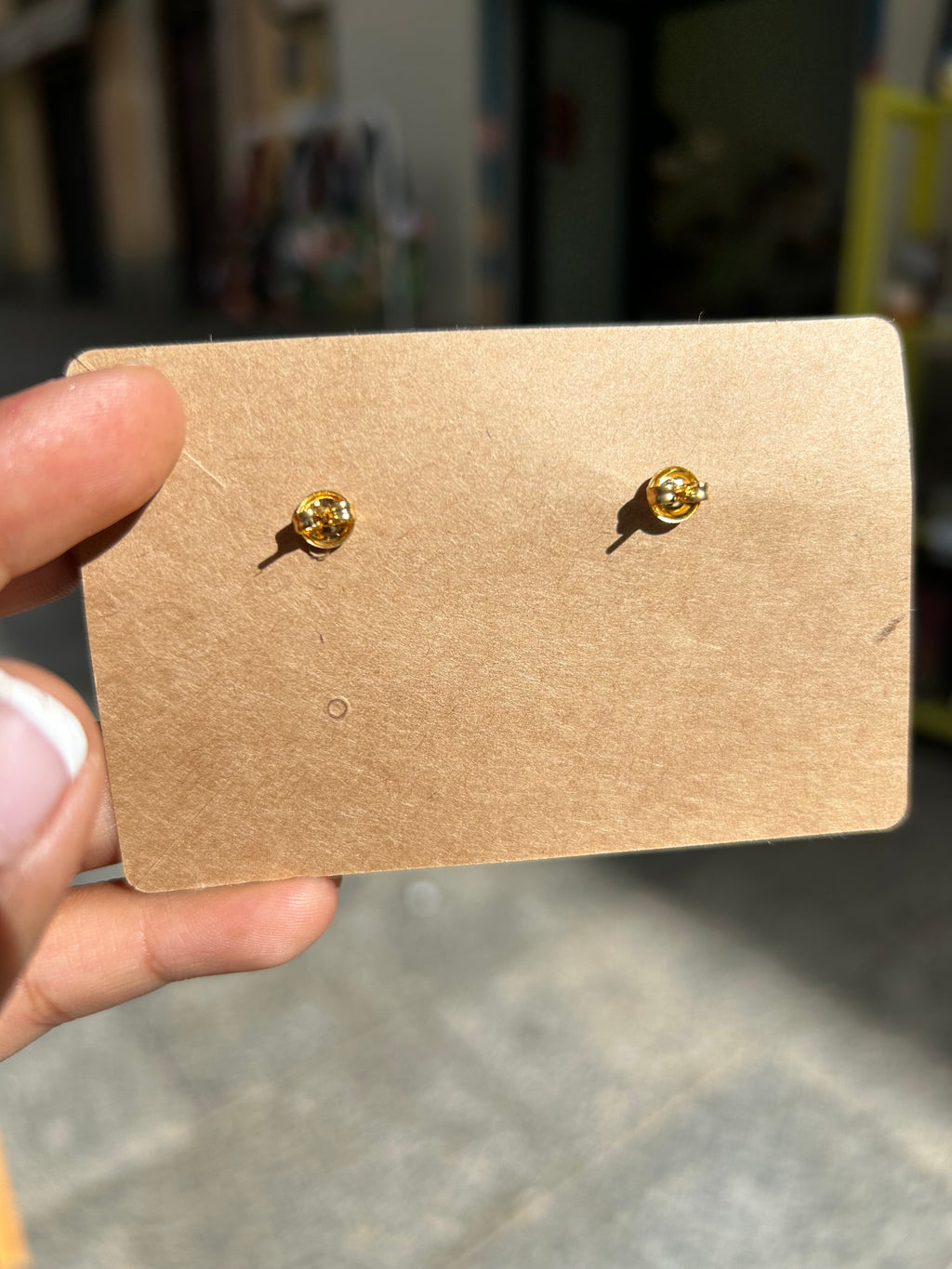 Pendientes de orquídea