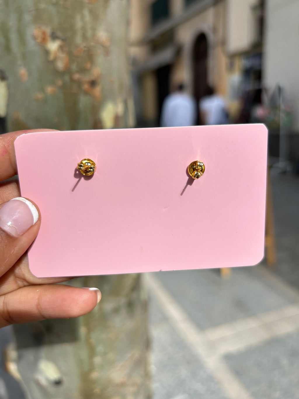 Pendientes de orquídea