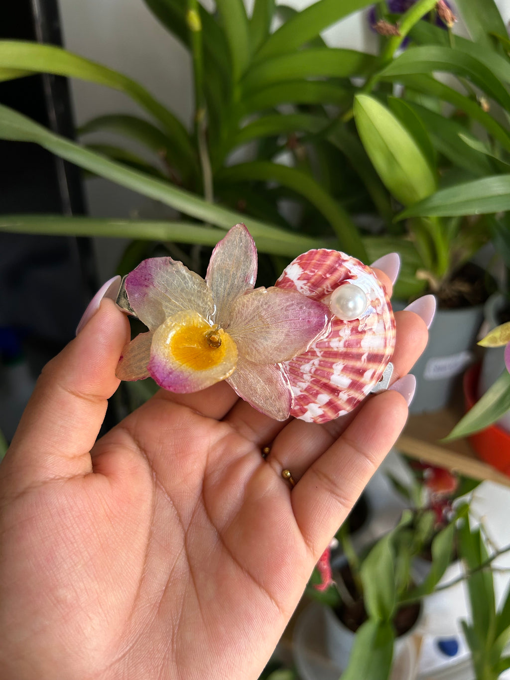 Flores para tu pelo dendrobium