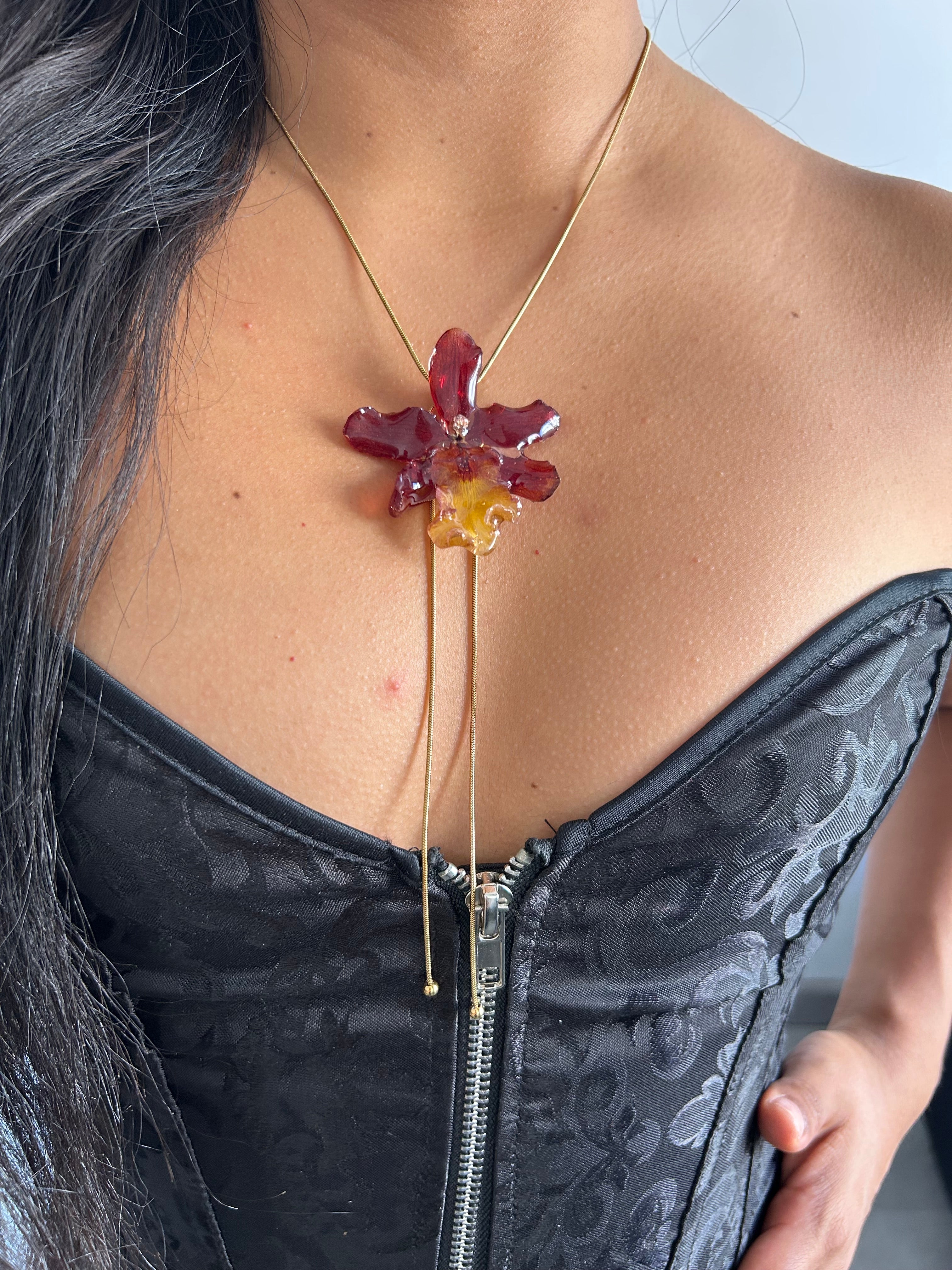 Exotic Orchid wild red