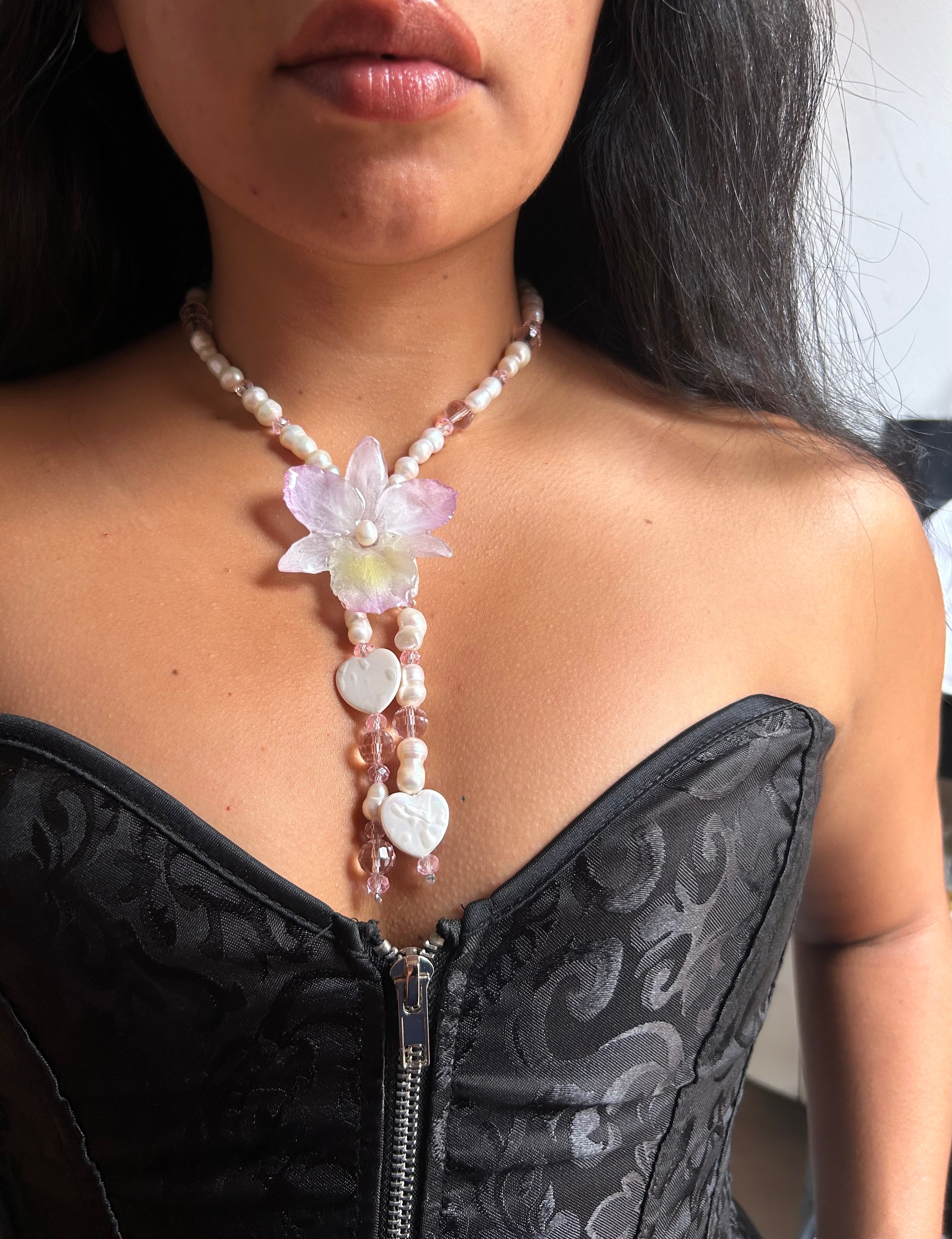 ORCHID DENDROBIUM WITH PEARLS