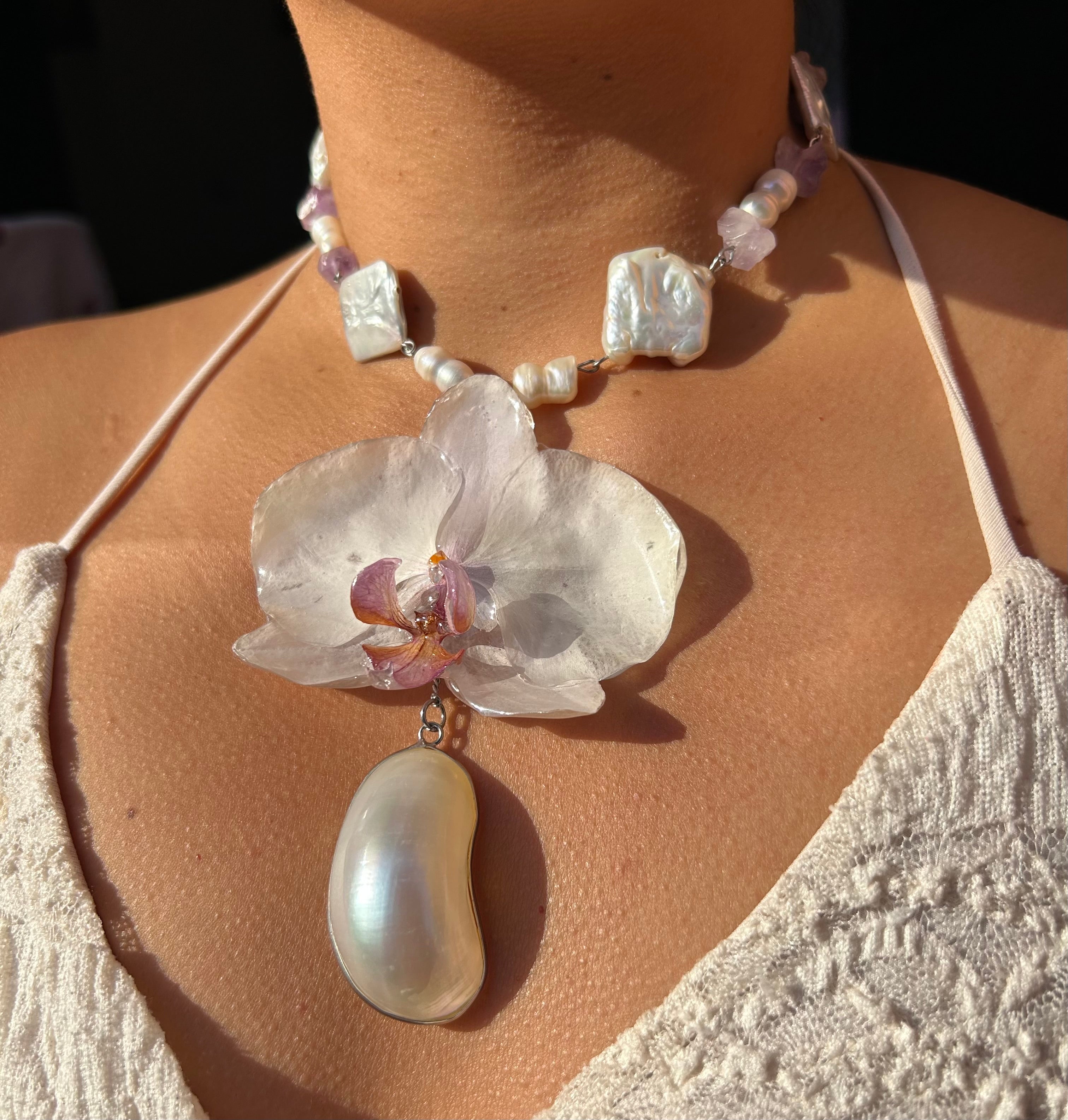 Orchid white and shell