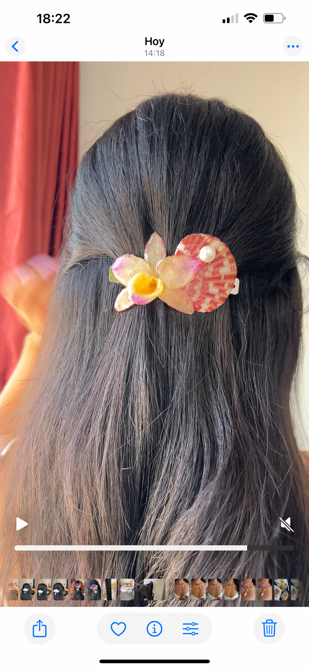 Flores para tu pelo dendrobium