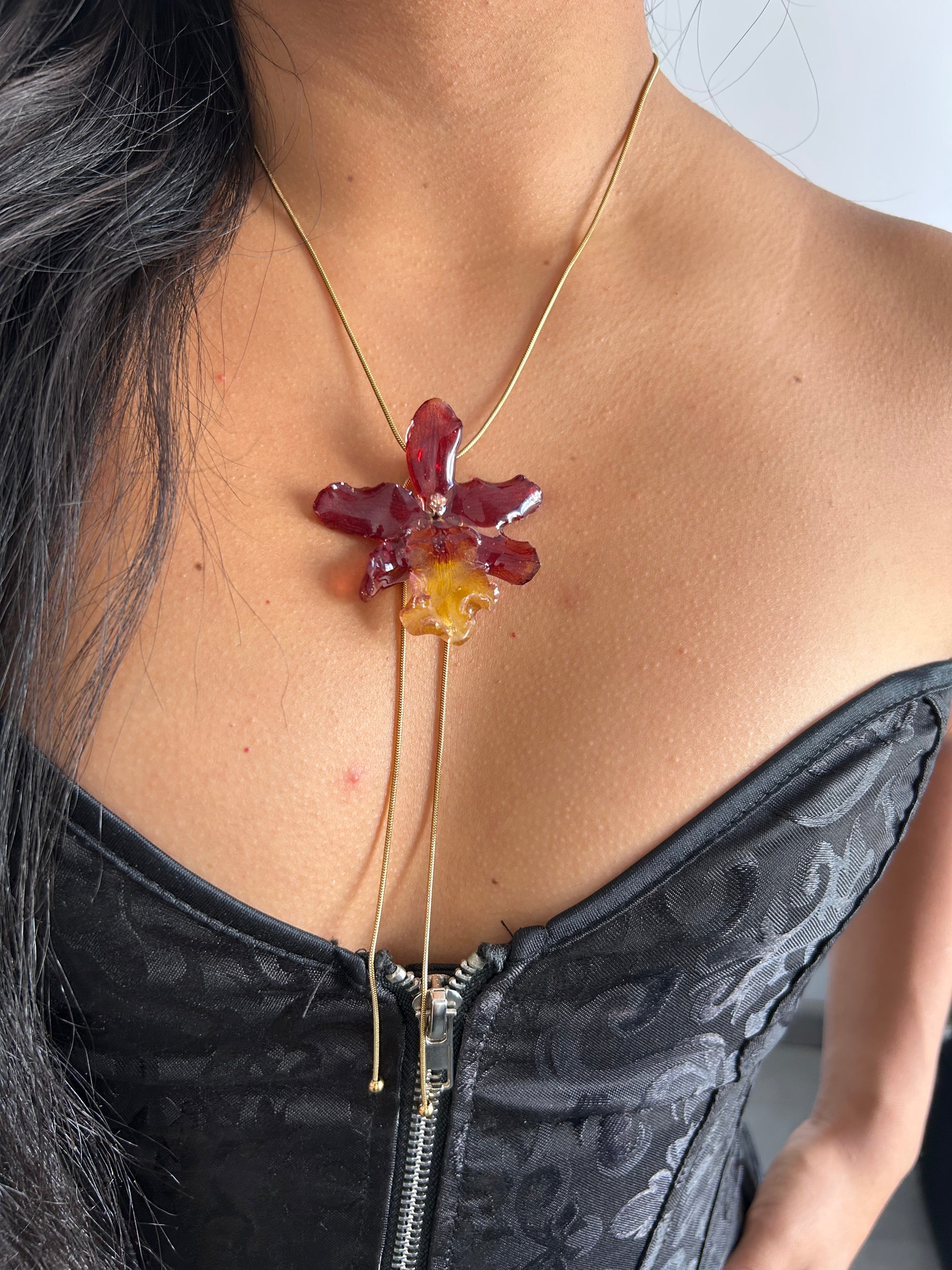 Exotic Orchid wild red