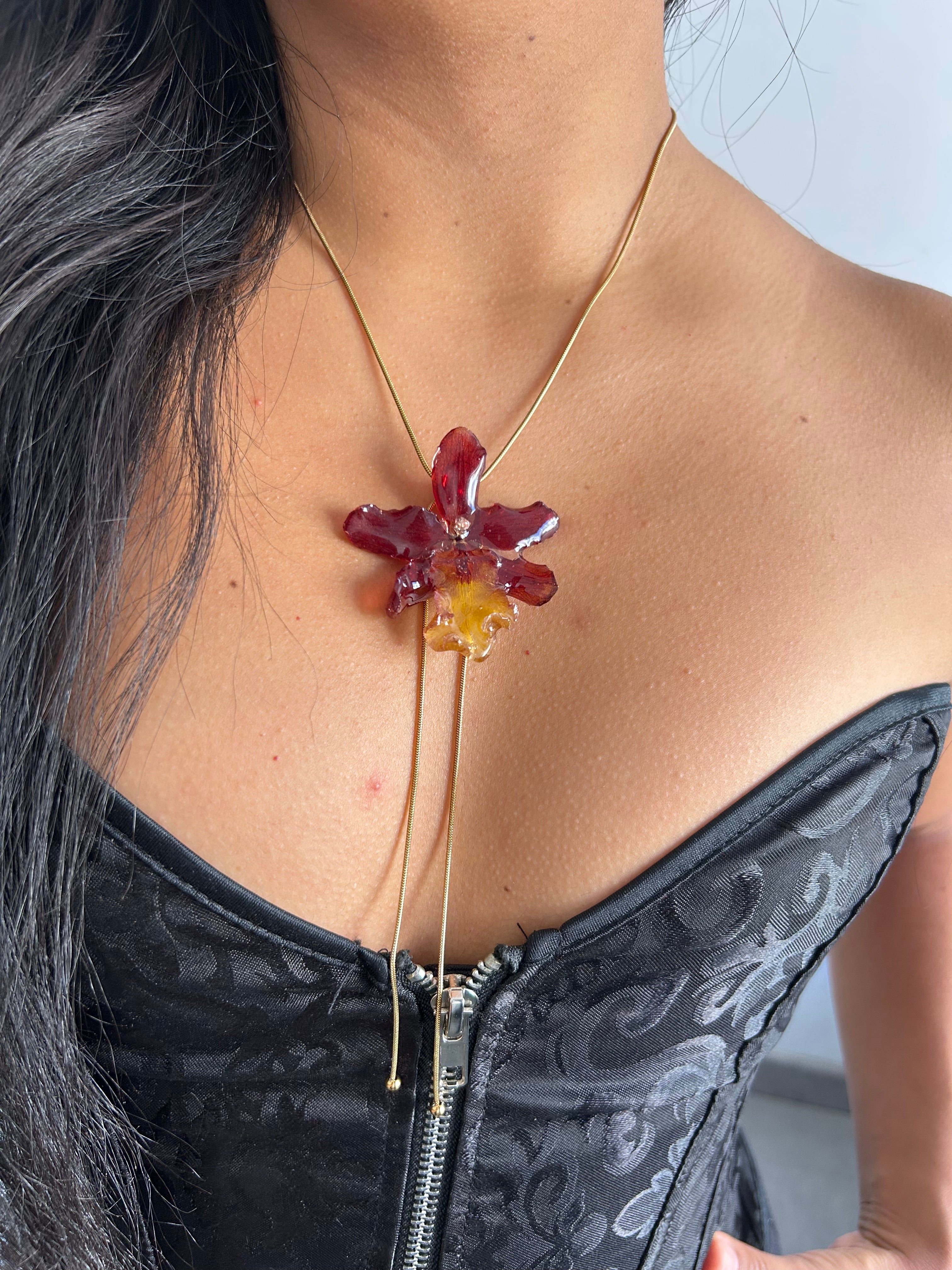 Exotic Orchid wild red