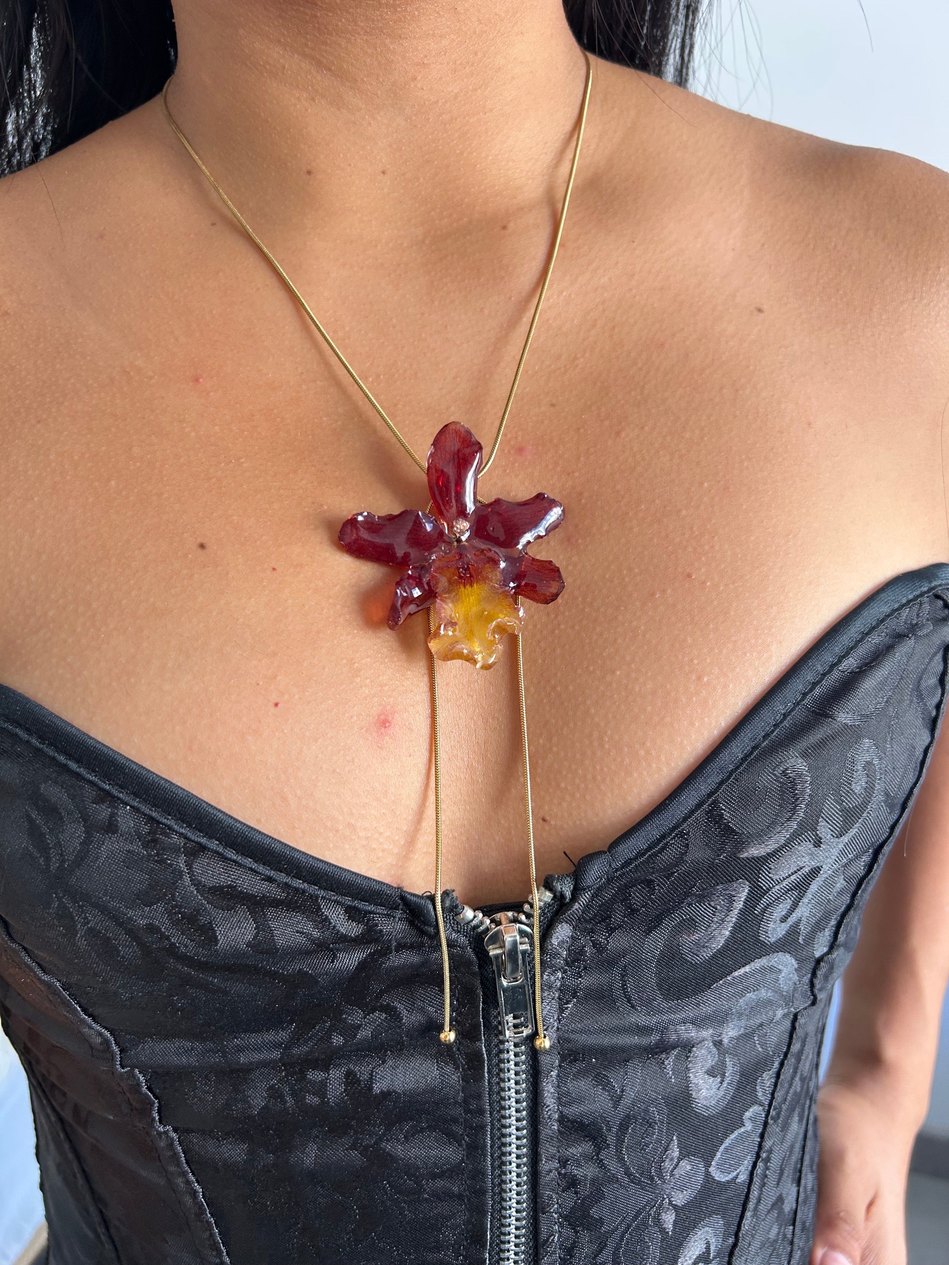Exotic Orchid wild red