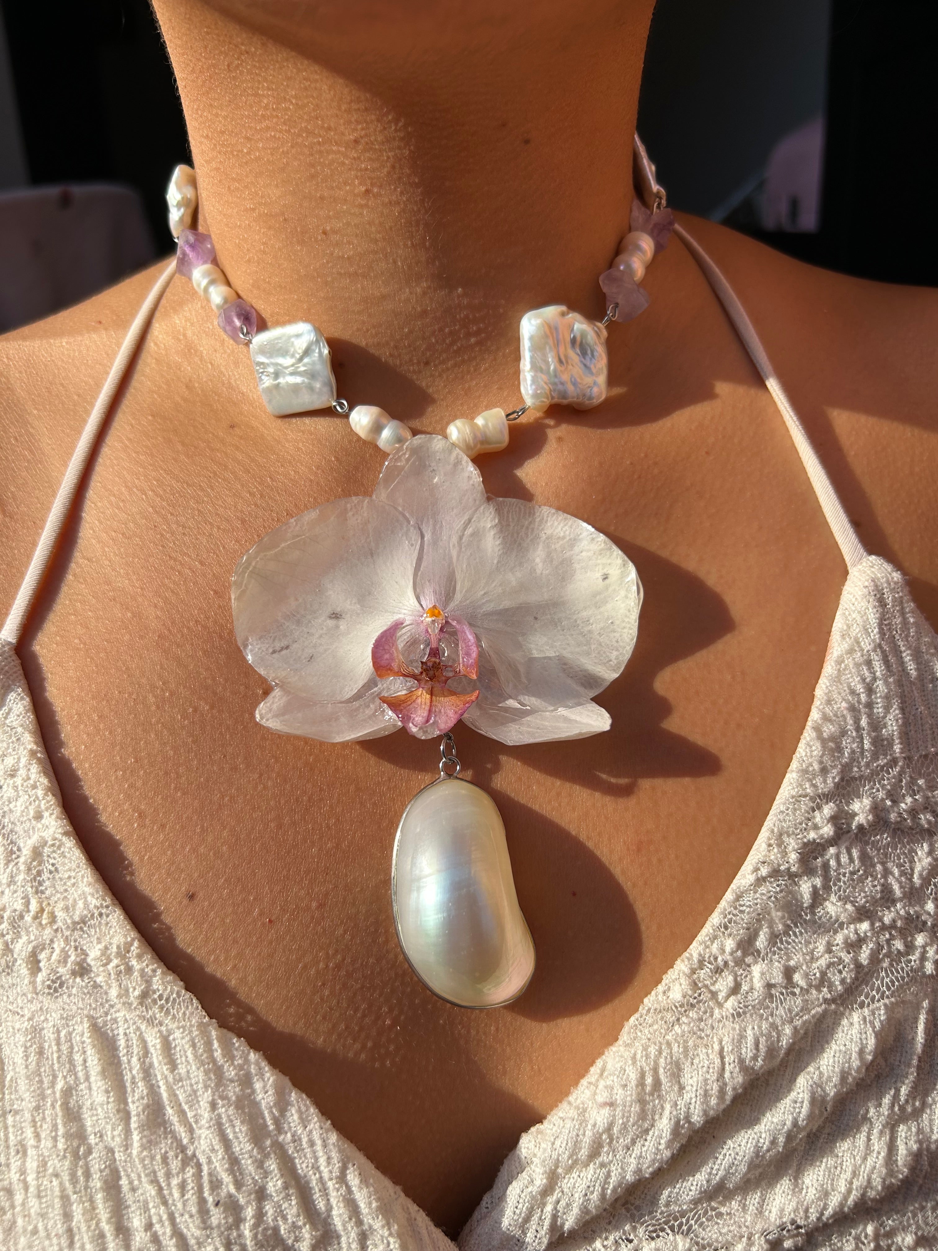 Orchid white and shell