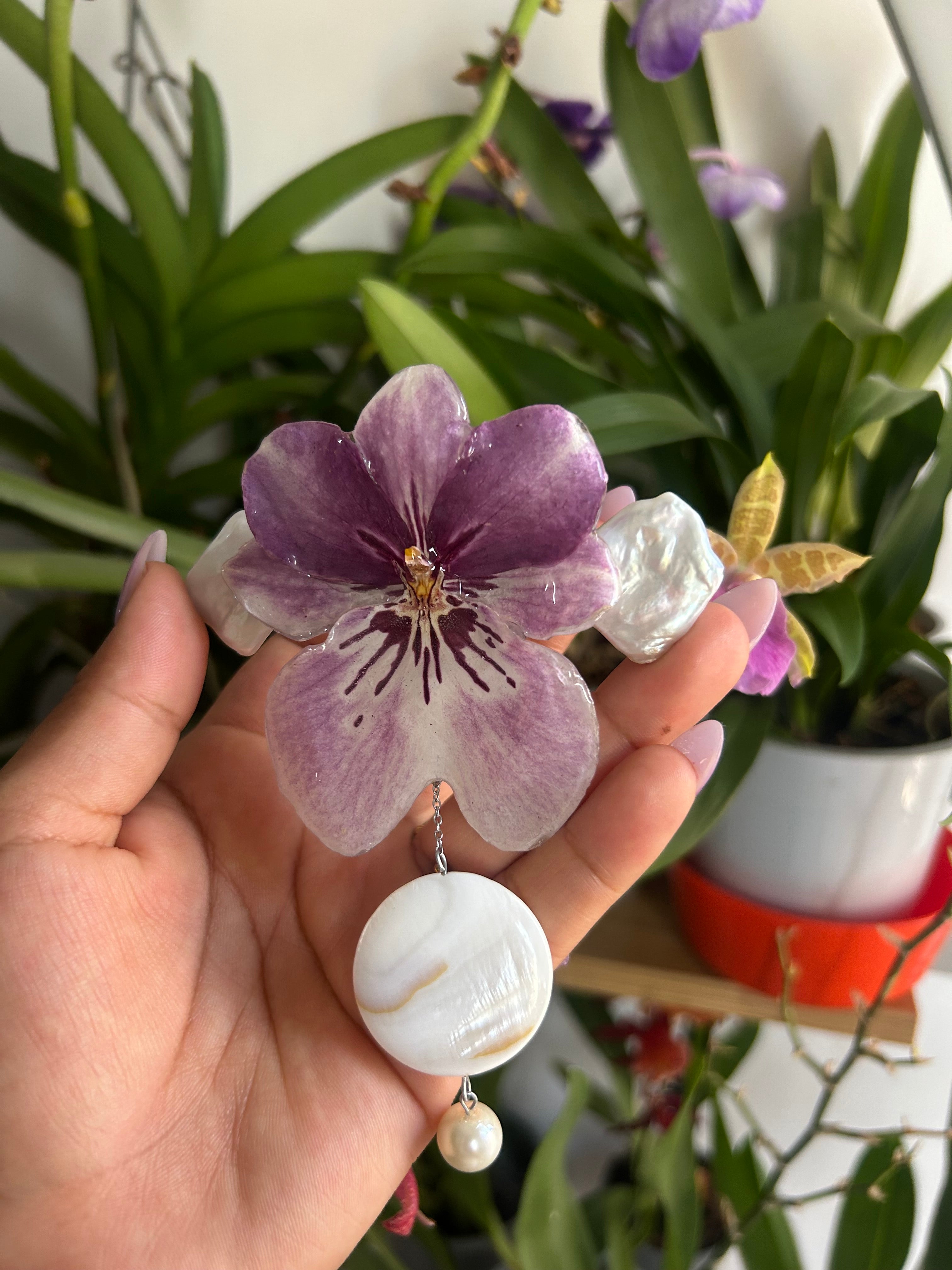 Flores para tu pelo Miltonia