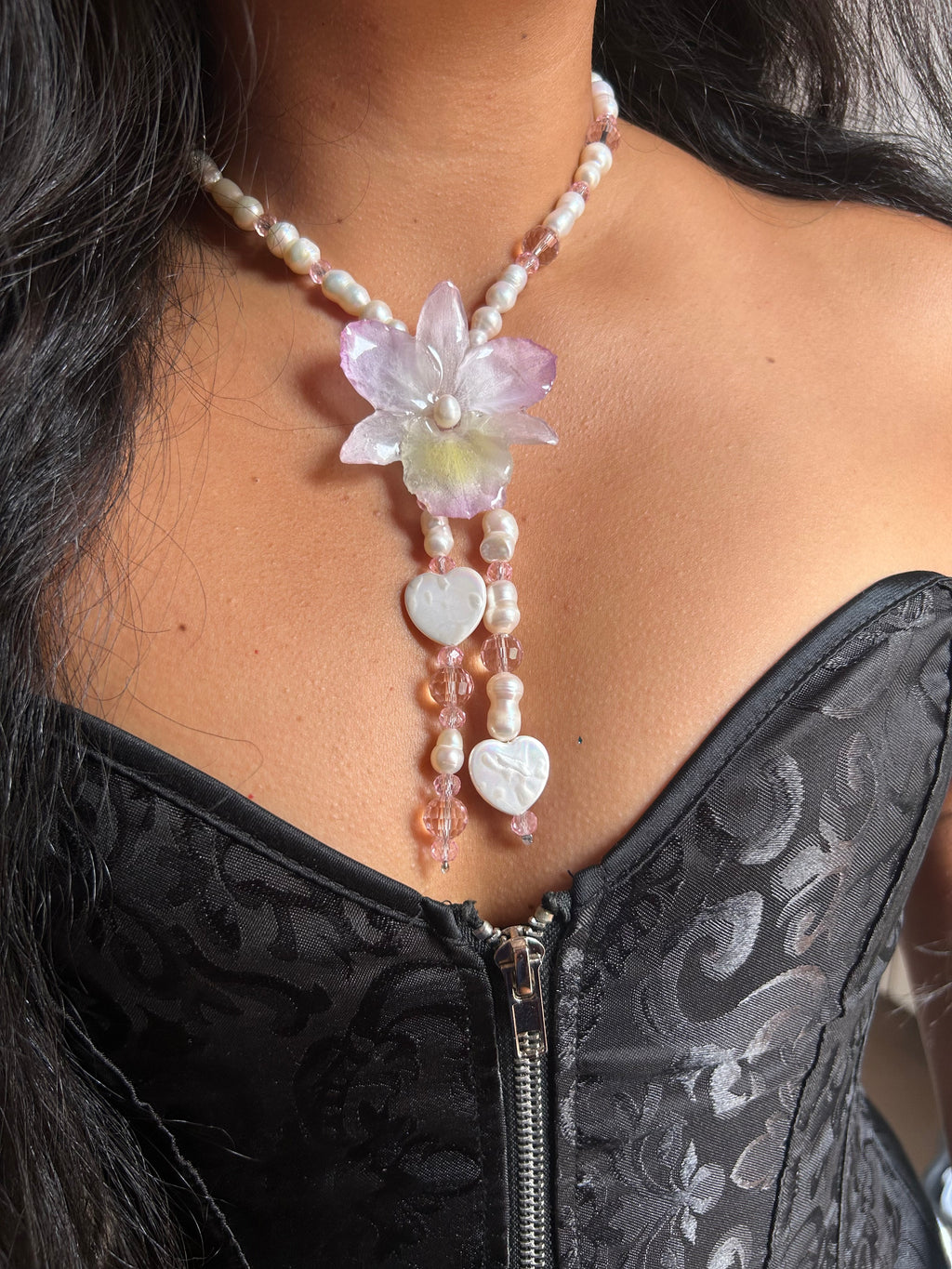 ORCHID DENDROBIUM WITH PEARLS