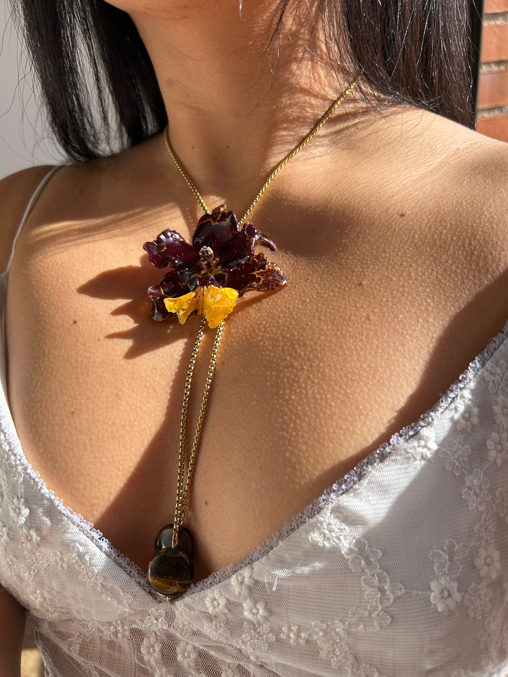 Exotic Orchid wild brown