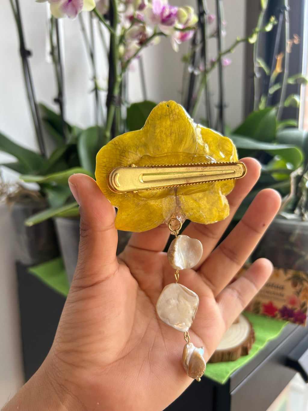 hair hook large phalaenopsis orchid