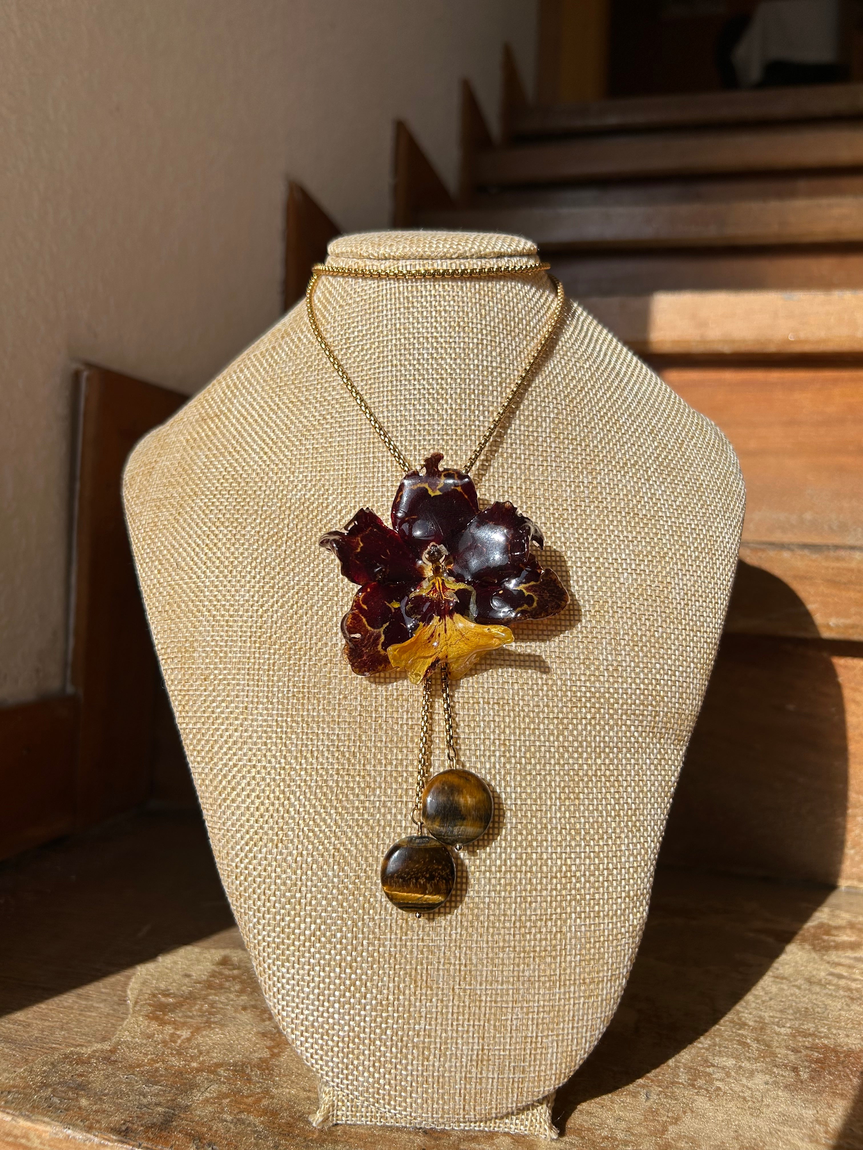 Exotic Orchid wild brown