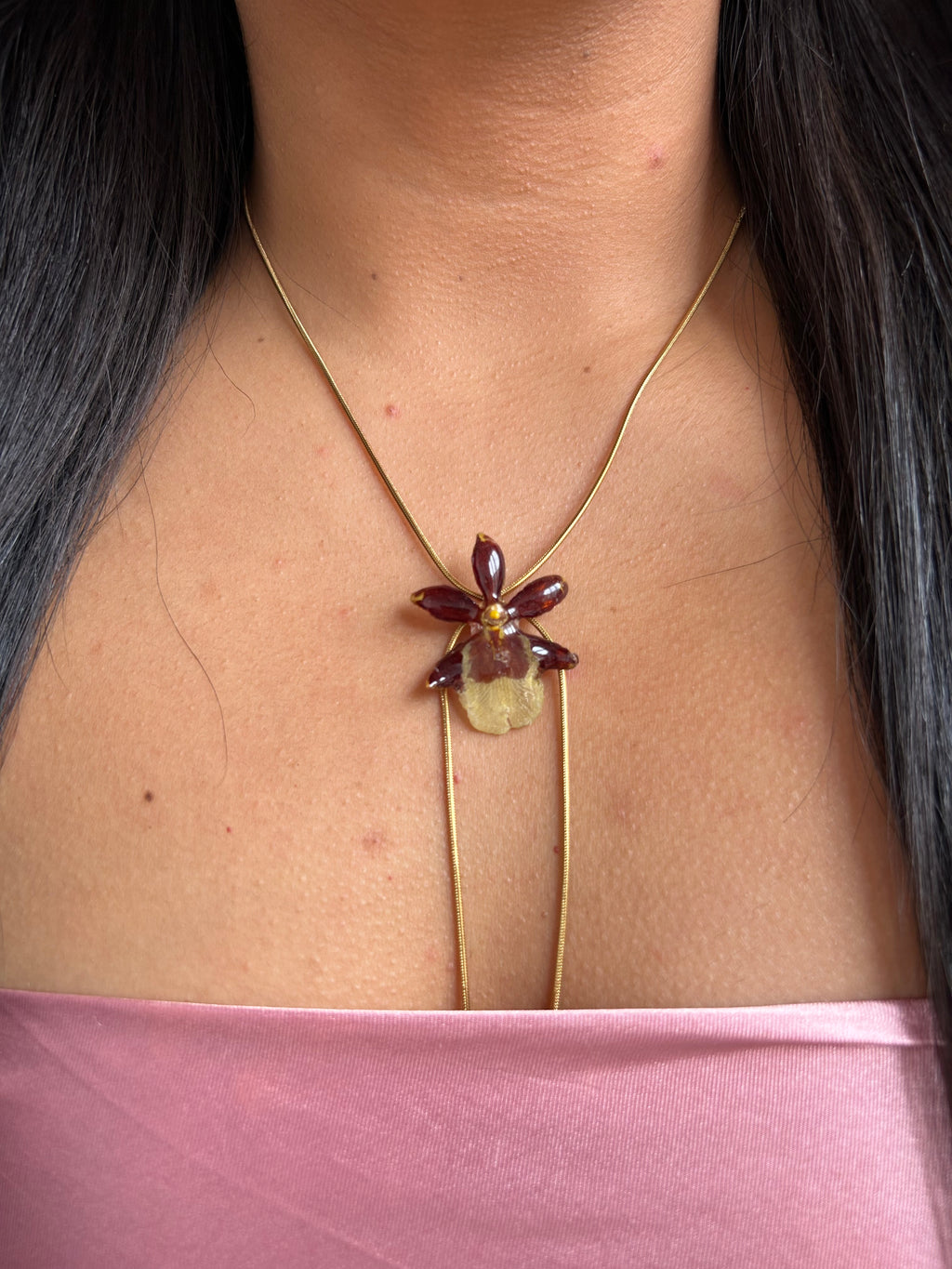 exótica orquídea súper mini